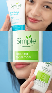 Simple Kind to Skin Facial Light Moisturiser Hydrating Soft Smooth Skin (125ml)