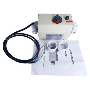 3KW Mini Electric Water Heater Thermostat 220V Bathtub SPA Bath For Massage Hot Tub & Jacuzzi Heating Temperature Range 25-550