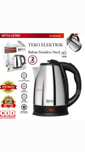 ( BISA COD ) PROMO KETTEL LISTRIK 2 LITER TEKO AIR MINUM ELEKTRIK / TEKO LISTRIK STAINLESS STEEL PEMANAS AIR / TEKO KETTLE ELECTRIC PREMIUM