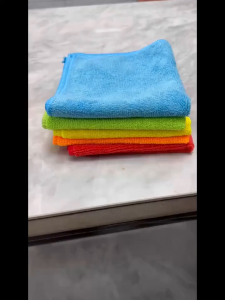 Ultra-Fine Microfiber Cleaning Cloth Set - Woven Polyester Suitable for Various Surfaces Streak-Free Shine Ideal for Outdoor Bathroom Kitchen Patio - Super Absorbent Towels