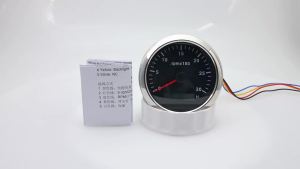 RYSJM | 85MM Digital Tachometer 7 Colors Backlight 3000/4000/6000/7000/8000 RPM Meter with LCD Hour Meter for Car Marine Boat Yacht RV