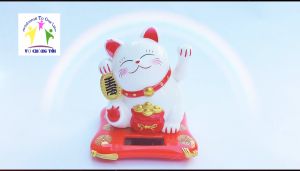 Mèo Thần Tài Năng Lượng Mặt Trời - TỎI CÁT TƯỜNG