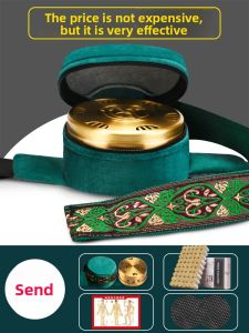 Portable Single Row Smokeless Copper Moxibustion Box Home Use Steam Pack Box Abdomen Pure Copper Can Moxa Tool Kit