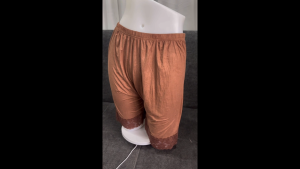 กางเกงซับในผู้หญิงแบบชายขาลูกไม้ขนาดXL เอวยืดผ้านุ่มใส่เย็นสบายไม่ร้อน