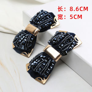 DIY Handmade Water Diamond Butterfly Knot Shoe Buckle Womens Sandals Decorative Hardware Self-Adhesive Shoe Accessories