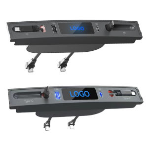 [Dienymotors] Tesla Model 3 Y Car Interior Console with 27W PD Docking Station Dual USB Charging and Easy Installation