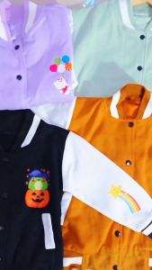 JAKET ANAK VARSITY BASEBALL JAKCET ANAK LAKI LAKI PEREMPUAN UMUR 2 - 12 TAHUN