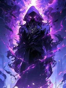Bandai | Classic Anime Dark Characters Oil Painting Modern Wall Decor for Living Room Bedroom Perfect Gift No Frame