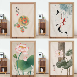 Mới Phong Cách Trung Hoa Vải Rèm Cửa Phân Vùng Trang Trí Bao Phủ Nhà Bếp Chặn Phòng Khách Phòng Ngủ Phòng Tắm Hành Lang