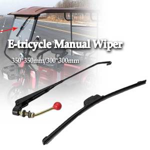 Universal Manual Wiper Kit For Electric Tricycle / Four-wheel Battery Car