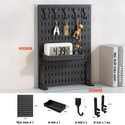 Giá Để Đồ Đa Năng Gắn Bảng Lỗ Không Cần Khoan Kèm Phụ Kiện Tự Lắp Ráp Dùng Cho Bàn Làm Việc Văn Phòng Phẩm Đồ Thủ Công Hoặc Treo Tường.