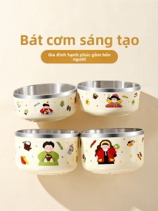 YOULUNMEI | Dụng Cụ Ăn Bằng Thép Không Gỉ 316 Đẹp Mắt Có Nắp
