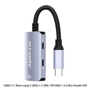 Bộ Chuyển Đổi USB-C Cho Kính Thực Tế Tăng Cường XREAL Nreal Switch StemDeck Thunderbird Air Plus Huawei Vision - Cáp Chuyển Đổi Nguồn Type C