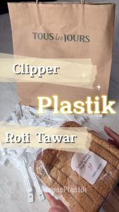 PACK Klip Penjepit Plastik Roti Tawar Isi 100 Pcs