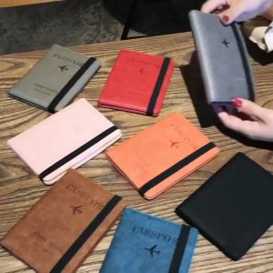 Jilid Paspor/Dompet Paspor Kulit Passport Travel Wallet RFID Protection