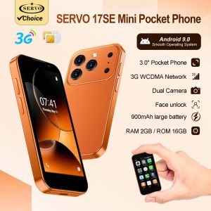 SERVO | SERVO 17SE MINI Tiny Pocket Smartphone 3G WCDMA 3.0" Android 2GB+16GB Dual SIM HD Camera GPS WiFi Hotspot Play Store Cell Phone