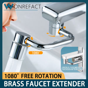 Bathroom Sink Brass Faucet Extender Faucet Extension Adapter Aerator 2 Modes Sink Extension Filter 1080 Degree Rotation