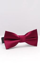 Nexlent Kids Bow Ties Adjustable Pre Tied Bowtie for Wedding Party 10 x 5 cm for Boys & Girls