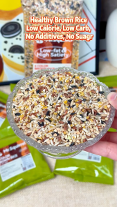 Mr.Squirrel 20pack Brown Rice Organic Mix 6 Most Nutritious For Diabetic For Weight Loss Konjac Shirataki Rice Black Rice Keto Low Carb