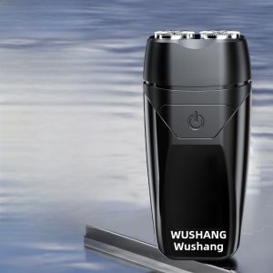 Máy Tỉa Râu Điện Tử Di Động Tự Động Sạc Cho Nam Máy Cạo Râu Mới Bộ Phận Lưỡi Cạo Bằng Thép Không Gỉ Lớp Bảo Vệ Chống Nước