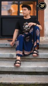 Sarung Batik Printing Motif Palaikat Santri Pria Dewasa Pekalongan Terbaru 2023 - Bahan Katun Halus, Motif Palaikat Cabutan, Ukuran Dewasa 220x120cm