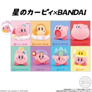 Bandai Star Kirby Desktop Decoration Bubble Mat Toy Car Collectible Blind Box Gift Anime Figure Collectibles Japanese Style