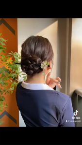 Trâm cài tóc tua hình hoa nữ tính trâm búi tóc cổ trang khí chất thanh lịch cho nữ phong cách Trung Hoa