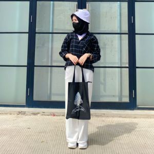 Kemeja Kotak-kotak Flanel Wanita Viral TikTok