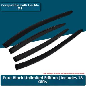 Specialized Rain Guard Sunshade Window for Haima M3 Modification Anti-Rain Strip Car Window Protection Accessories Rain Curtain