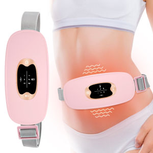 Women Warm Uterine Belt Period Cramps 3 Temperature Hot Compress Massager Abdomen Waist Relieve Menstrual Pain USB Charging