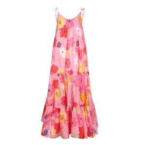 XIAOLI | Floral Layered Elegant Vacation Dress