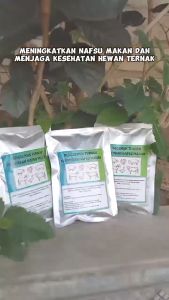 Jamu Ternak Multivitamin Penggemuk - Menambah Nafsu Makan Sapi, Kambing, Kuda, Kerbau, Domba, dll - Vitamin - Aturan Pakai Terperinci