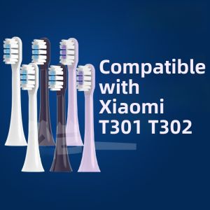 Electric Toothbrush Heads Compatible with Xiaomi Mijia T301/T302 Replacement Heads MES605/608 Universal T5001 Soft Bristles