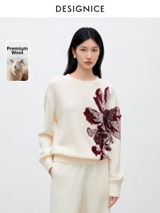 DESIGNICE | Floral Wool Sweater