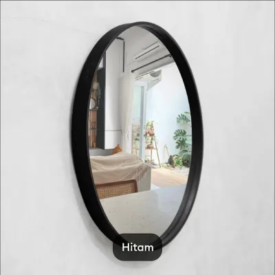 Cermin Bulat Diamter 30 40 50 cm cermin dinding cermin gantung cermin rias cermin tempel