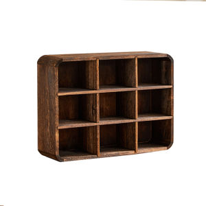 New Chinese Style Tea Set Storage Rack Multi-level Rectangular Wooden Display Shelf Economic Type Tea Cup Organizer for Home Use