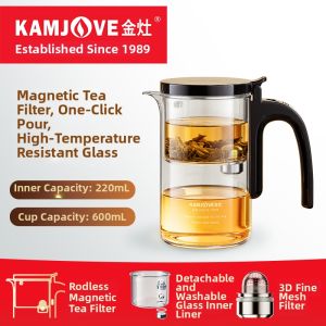 Kamjove | Magnetic Tea Separator Pot Glass Liner