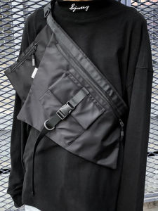 Túi Đeo Chéo Dung Tích Lớn Phong Cách Công Sở Dark Fighter 2025 Xuân Hè Mới Đa Chức Năng Túi Đeo Chéo Vải Cotton Thường Ngày