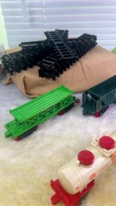 CONUSEA | Electric RC Train Remote Control Locomotive Track Train with Smoke Sound Light Railway Model Boy Girl Christmas Birthday Gifts
