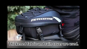 New Life Movement E-Bike Motorcycle Rear Seat Bag Waterproof Motorbike Travel Luggage Helmet Pack Belt