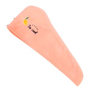 Satu Keluarga Handuk Keramas Pengering Rambut Wanita Karakter C931 Handuk Kancing Anduk Kepala Bahan