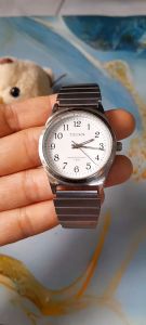 Đồng hồ nữ TELVA  size:34mm dây chun second hand si nhật- đã qua sử dụng