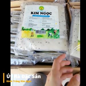 Bánh Tráng Cuốn Mè Đen Quảng Ngãi Bịch 500gr Bánh Tráng Gạo Kim Ngọc Dày Ngon Hết Ý - Út Hà Đặc Sản