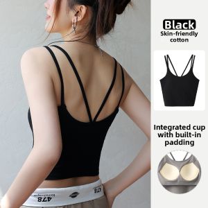 TONERCE | Back Beauty Summer Outerwear Bra with Pads Pure Cotton 1 Piece
