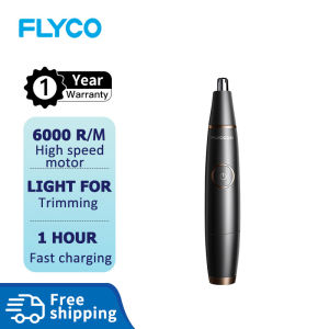 Flyco Tông Đơ Điện Tỉa Lông Mũi Sạc Được Cho Nam Nữ FC5600