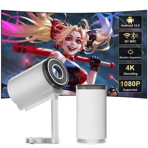 ZDSSY โปรเจคเตอร์สมาร์ทแอนดรอยด์ X5ใหม่พร้อม5G WiFi รองรับบลูทูธ1080P เครื่องฉายวิดีโอ280แอนซี่พร้อมลำโพงแบบพับได้ขาตั้งโฟกัสแบบอิเล็กทรอนิกส์/การแก้ไขภาพหลักสำหรับโฮมเธียเตอร์รองรับ HDMI USB พีซีกล่องทีวี IOS & โทรศัพท์แอนดรอยด์