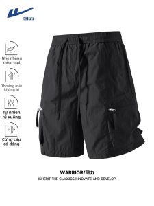 Warrior | Quick Drying Slim Large Size Mid Shorts for Men and Youth
