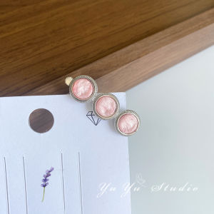 Purple Decorative Magnetic Hair Clip Womens Autumn Winter New Style Pink Design Hair Accessories Small Burst of Hair