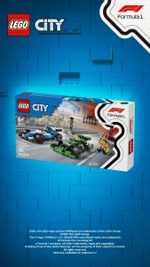 [BrickMonster] Lego 60474 City F1® Grid with VCARB & Sauber Race Cars