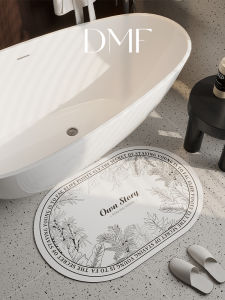 Thảm Sàn Chống Trượt Thấm Hút Nhanh Bằng Vật Liệu San Hô Dùng Trong Nhà Thảm Phòng Tắm Thảm Cửa Phòng Vệ Sinh Thảm Sàn Bằng PVC